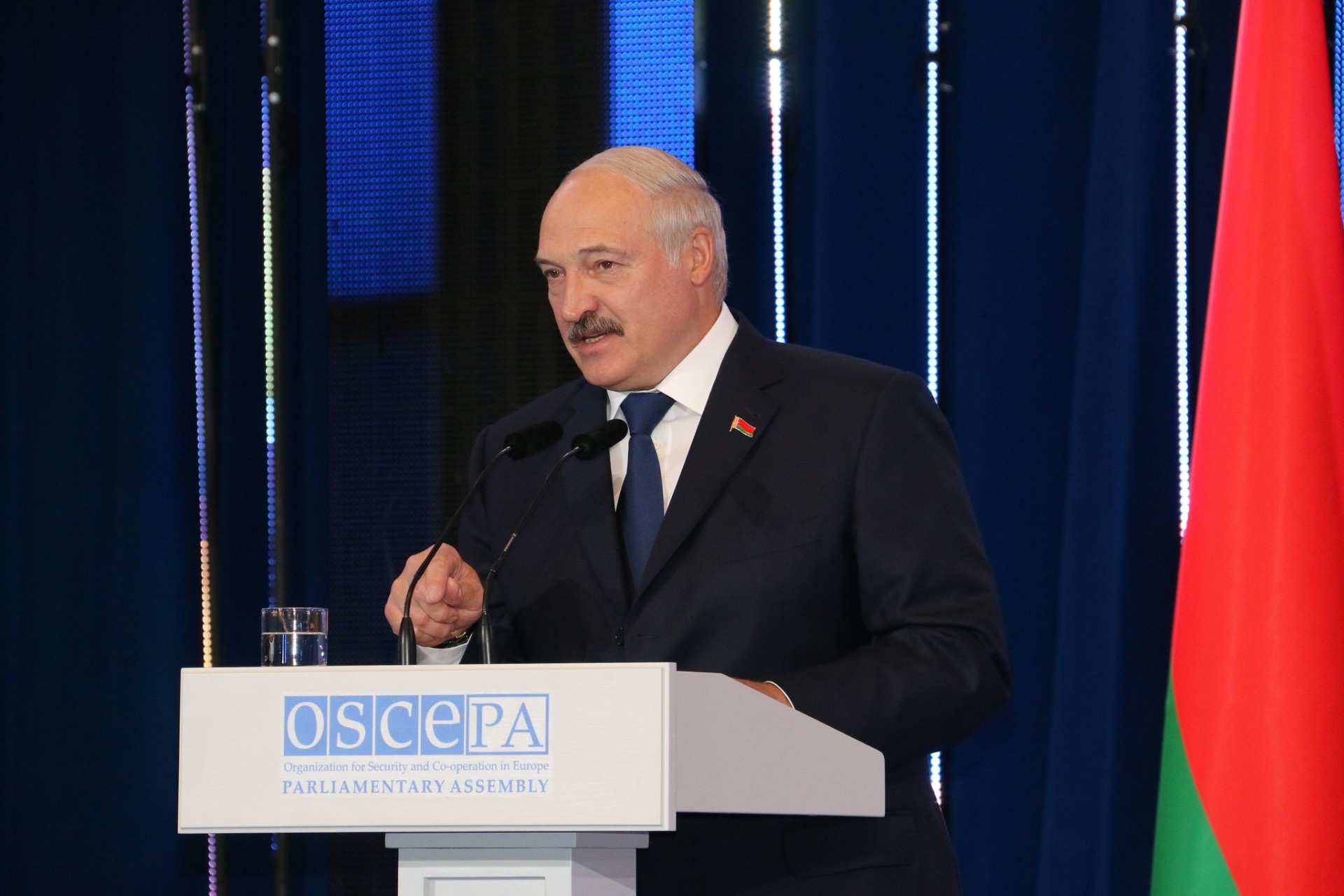 Alaksandr Łukaszenka. Fot. OSCE Parliamentary Assembly/flickr/CC BY SA 2.0.