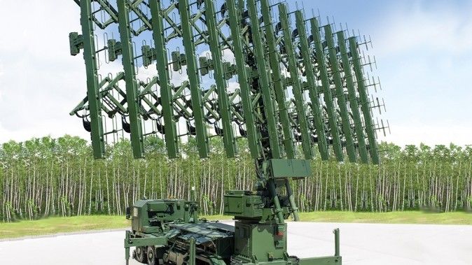 P-18PL radar: The project has been co-financed by the National Centre for Research and Development, within the framework of a competition aimed at developing new products for the national defence domain. Image Credit: PGZ