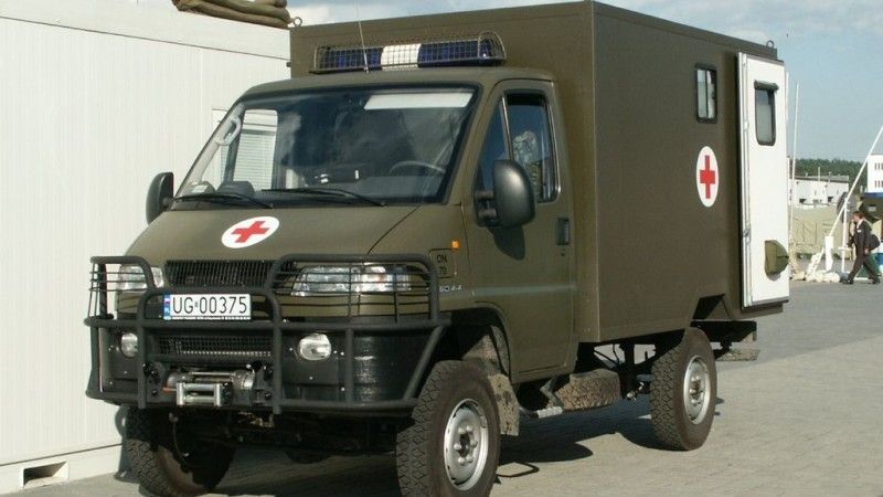 SCAM SM50 z sanitarną zabudową wykonaną przez AMZ Kutno. Fot. Michał Derela/Commons Wikimedia