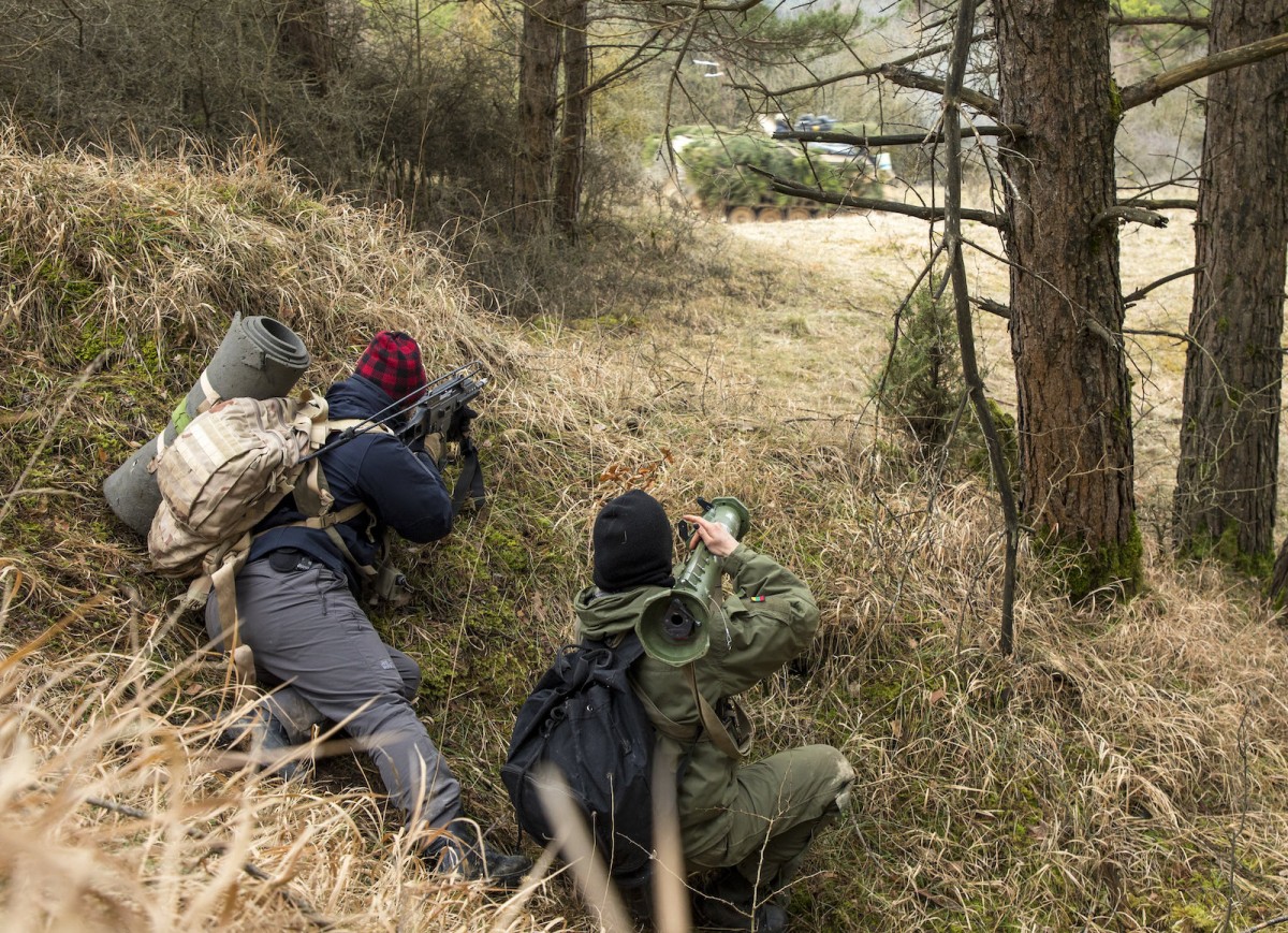 Ćwiczenia z udziałem litewskiej obrony terytorialnej oraz sił specjalnych USA. Fot. Lt. Benjamin Haulenbeek/US Army/SOCEUR/flickr.