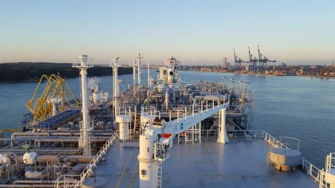 Jednostka FSRU w Kłajpedzie, fot. Energetyka24