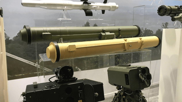 From the top: Pirat ATGM and launchers, laser target designators. Image: Rafał Surdacki/Defence24.pl