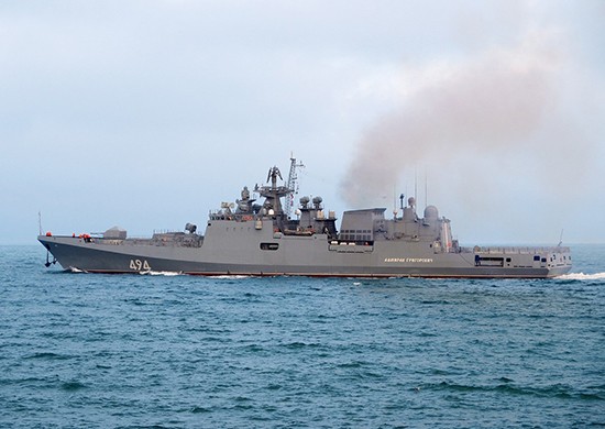 Rosyjska fregata projektu 11356R „Admirał Grigorowicz”. Fot. mil.ru