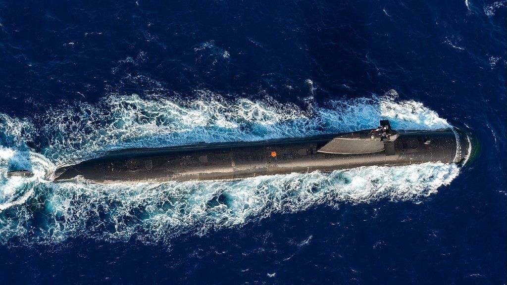 Próby morskie atomowego okrętu podwodnego „Suffren”. Fot. Marine nationale
