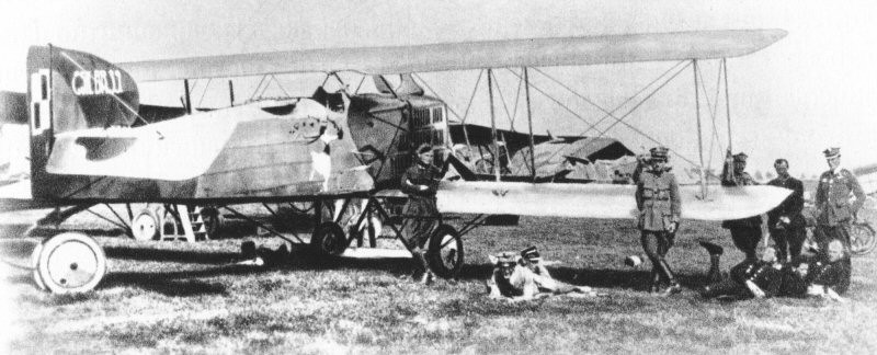 Breguet 14A2 z 16. Eskadry Wywiadowczej) w Kijowie, wiosna 1920. Fot. Polska lotnicza/Wikimedia Commons