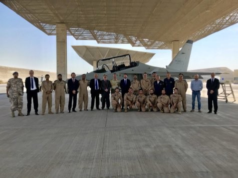 T-346A i delegacja katarska / Fot. Siły Powietrzne Włoch