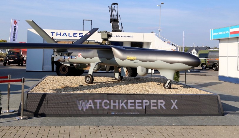Watchkeeper X wearing a Polish color scheme. MSPO 2016. Image Credit: J.Sabak