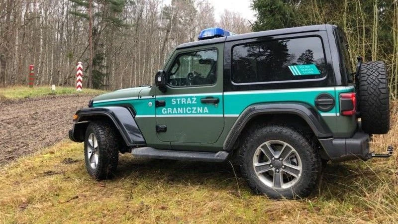 Nowy Jeep Wrangler Sahara Straży Granicznej. Fot. Warmińsko-Mazurski Oddział SG