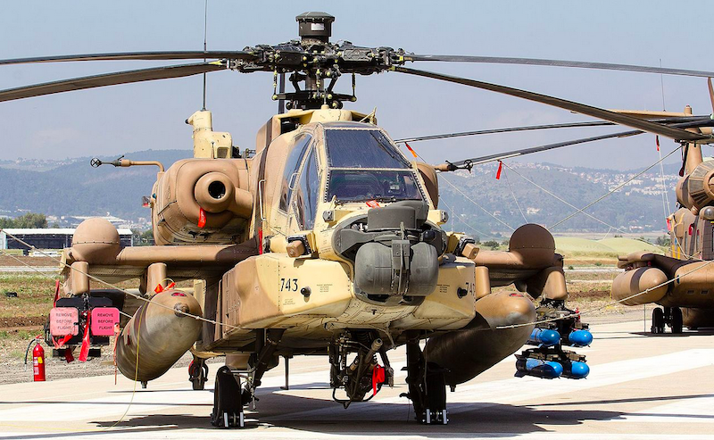 Izraelski AH-64 ze Spike NLOS / Fot. Oren Rozen (CC BY 4.0)