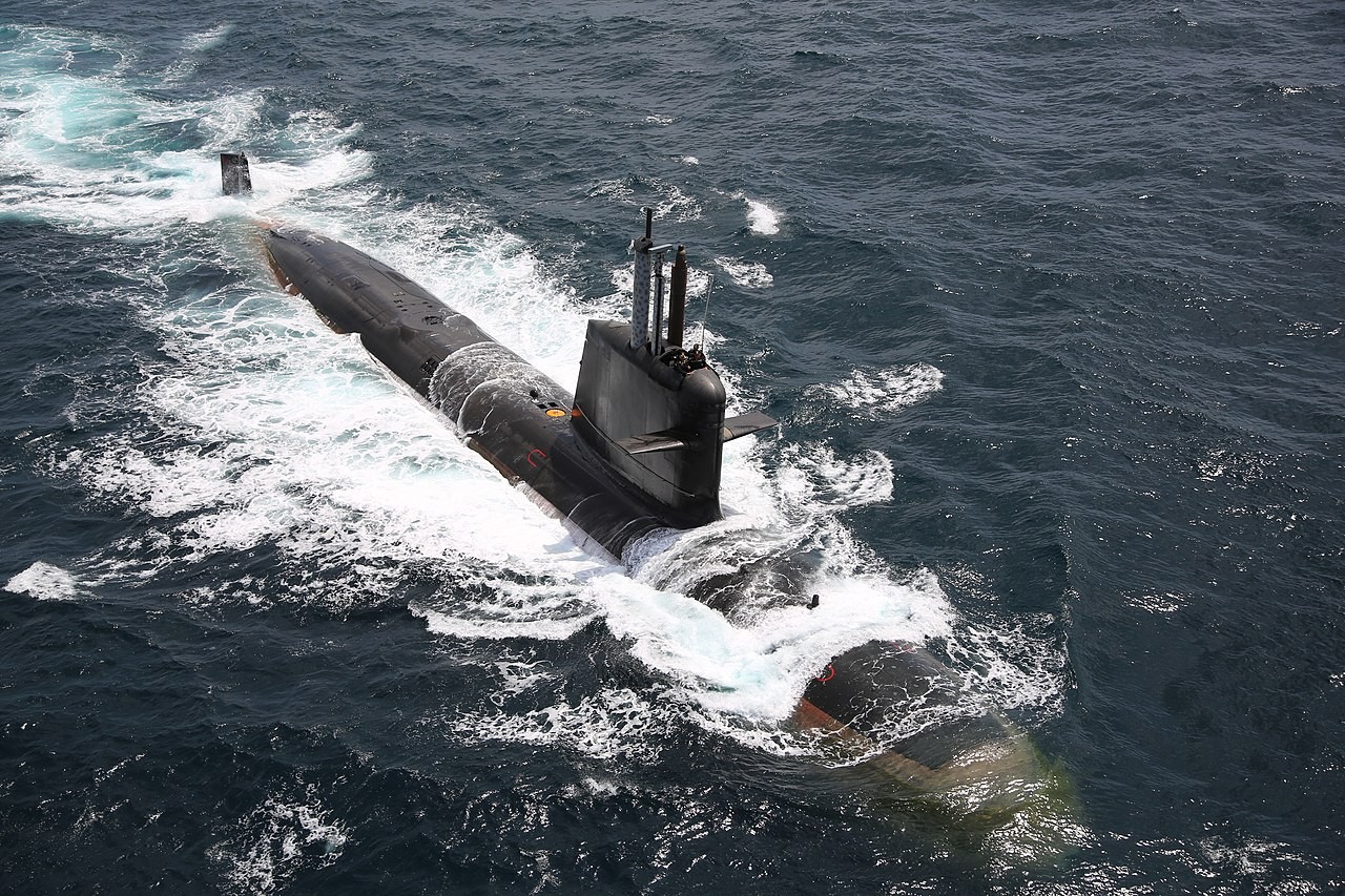 Okręt podwodny typu Scorpène INS “Kalvari”. Fot. Indian Navy