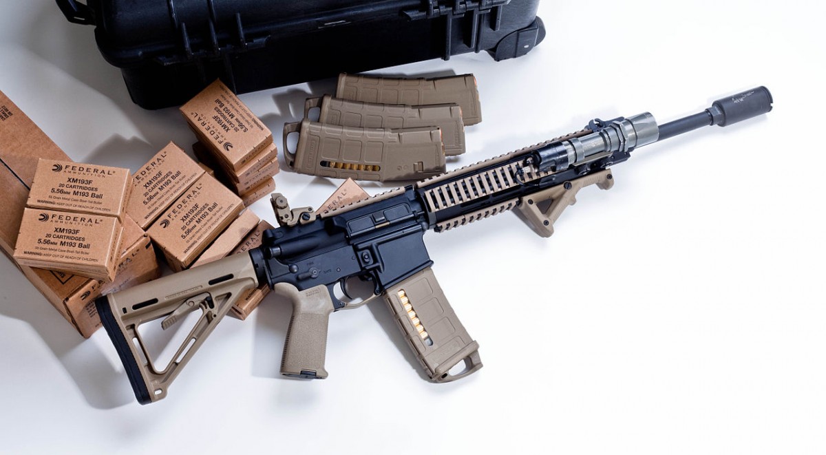 An AR-15, file photo by docmonstereyes/Wikimedia Commons/CC BY 2.0.