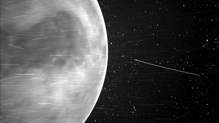 Wenus widziana z pokładu sondy Parker Solar Probe - podczas bliskiego przelotu z 11 lipca 2020 r. Fot. NASA/Johns Hopkins APL/Naval Research Laboratory/Guillermo Stenborg and Brendan Gallagher [nasa.gov]