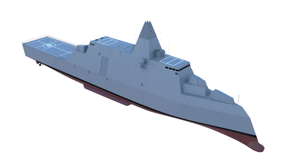 Wizualizacja fregaty dla polskiej MW na podstawie projektu koncepcyjnego biura Remontowa Marine Design. Fot. Remontowa Shipbuilding