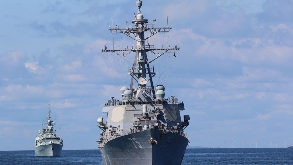 Niszczyciel USS „Donald Cook” w czasie operacji BALTOPS 2020. Fot. US Navy