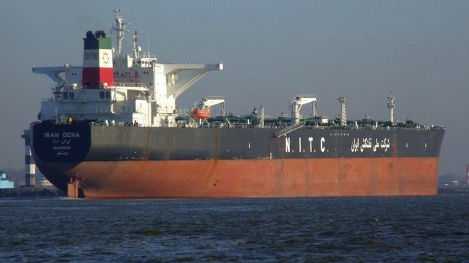 Irański zbiornikowiec w barwach firmy National Iranian Tanker company Zdjęcie ilustracyjne,Fot:Alf van Beem/wikipedia.com/ domena publiczna