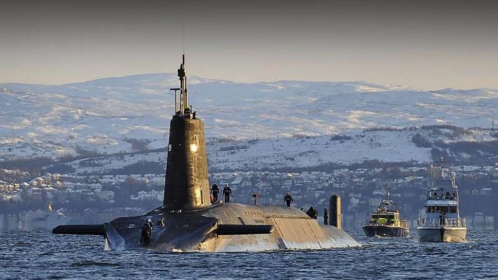 Okręt podwodny typu Vanguard, fot. Ministerstwo Obrony Wielkiej Brytanii