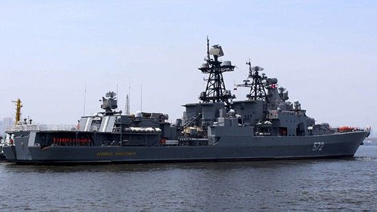 Duży okręt zwalczania okrętów podwodnych "Admirał Winogradow". Fot.mil.ru