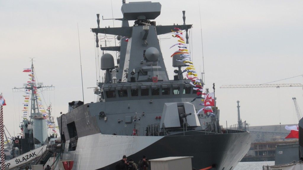Prototypowy okręt ORP „Ślązak” jest symbolem nieudanego programu budowy siedmiu korwet Gawron. Fot. M.Dura