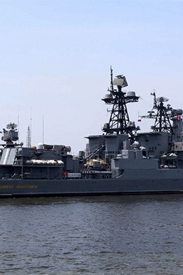 Duży okręt zwalczania okrętów podwodnych "Admirał Winogradow". Fot.mil.ru