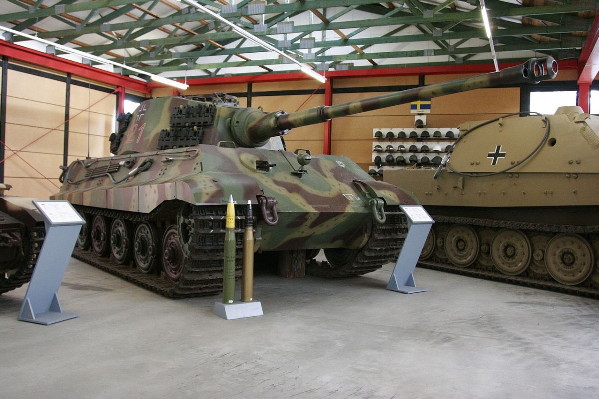 Tygrys II w muzeum w Niemczech. Fot. Baku13/Wikimedia Commons/CC BY SA 3.0.