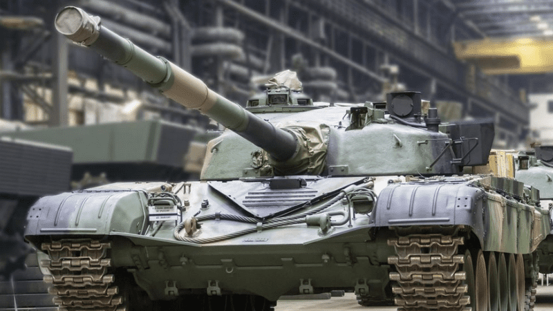 Zmodyfikowany T-72 / Fot. ZM Bumar-Łabędy