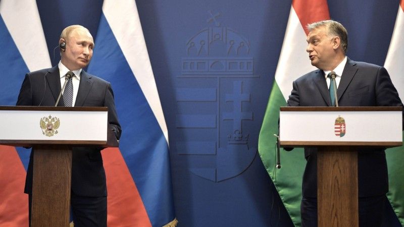 Spotkanie Wiktora Orbana oraz Władimira Putina w 2019 roku. Fot. kremlin.ru.