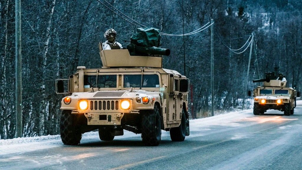 Amerykańsko-norweskie ćwiczenia Reindeer II, 2020 r., fot. US Marine Corps Cpl. William Chockey