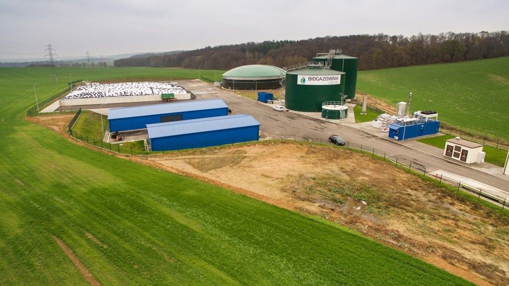 Układ kogeneracyjny dla Biogazowni Łaźniki – 0,99 MW (biogaz) Typ gazu zasilającego: biogaz rolniczy Zabudowa Kontenerowa. Fot. Eneria