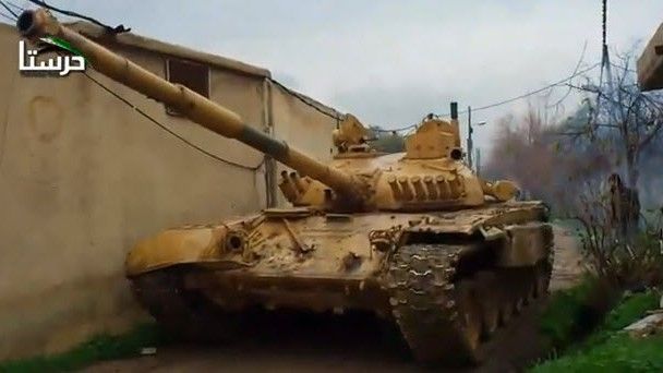 Syryjski MBT T-72 - fot. spioenkop.blogspot.com