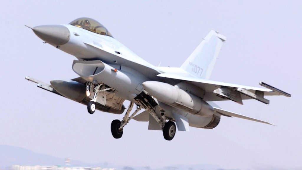 Myśliwiec F-16C lotnictwa Korei Południowej. Fot. Republic of Korea Armed Forces/Wikimedia Commons, CC BY 4.0