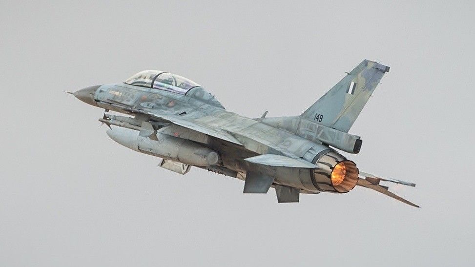Grecki myśliwiec F-16 Falcon - fot. IDF