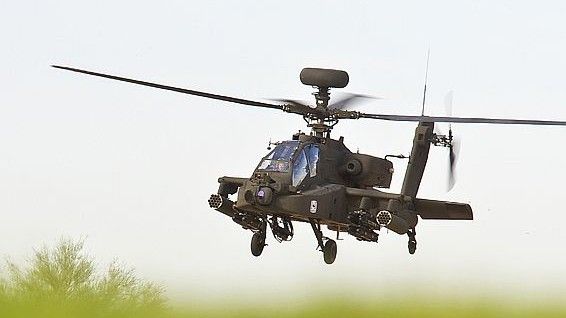 Ah-64 Apache z radarem Longbow. Fot. Boeing