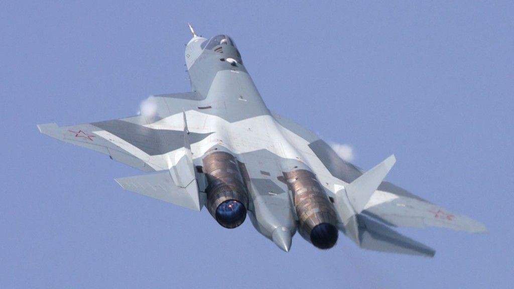 Rosyjski bezpilotowiec bojowy ma szeroko wykorzystywać rozwiązania z myśliwca Suchoj T-50 (PAK-FA) - fot. Suchoj