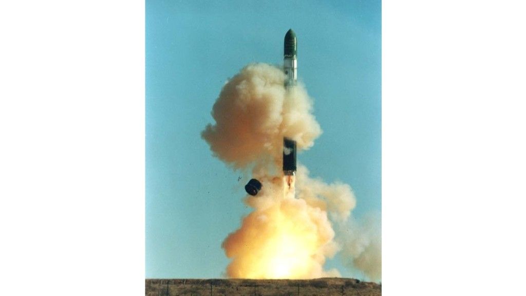 Rosyjska rakieta balistyczna R-36M/SS-18 Satan, którą ma zastąpić rakieta Sarmat. Fot. Wikipedia