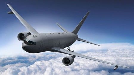 Wprawdzie KC-46A istnieje na razie jako grafika komputerowa, Amerykanie już rozpoczynają prace nad przygotowaniem baz dla nich - fot. Boeing