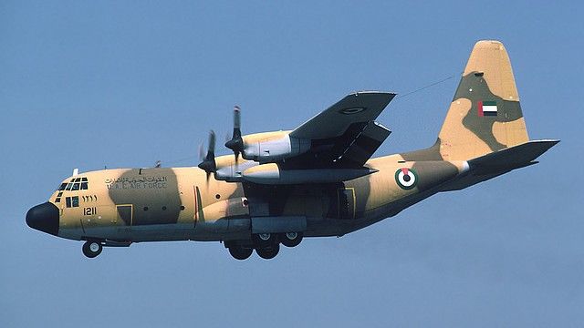 C-130 Hercules sił zbrojnych Zjednoczonych Emiratów Arabskich - fot. Richard Vandervord