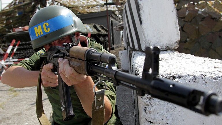 Rosyjskie "siły pokojowe" stacjonujące w Naddniestrzu mogą stanowić jeden z elementów planowanej ofensywy, która ruszy w kierunku Odessy. Fot. mil.ru