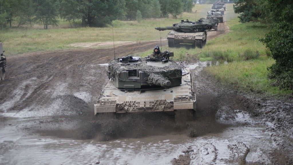 Leopardy 10 Brygady uczestniczyły m.in. w ćwiczeniu Borsuk-12 - fot. archiwum 11LDKPanc