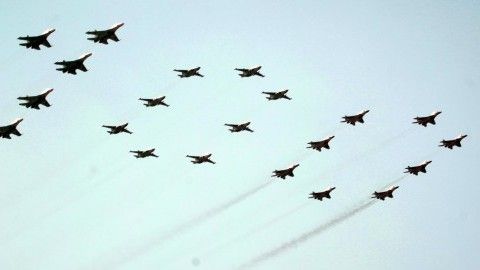 Obchody 100 lecia rosyjskiego lotnictwa wojskowego - fot. Marek Borawski