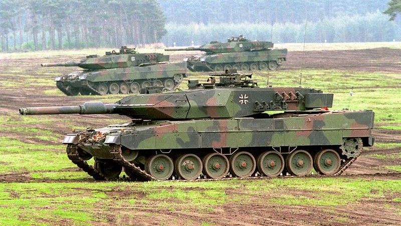Niemieckie Leopardy 2A5 - fot. Bundeswehra