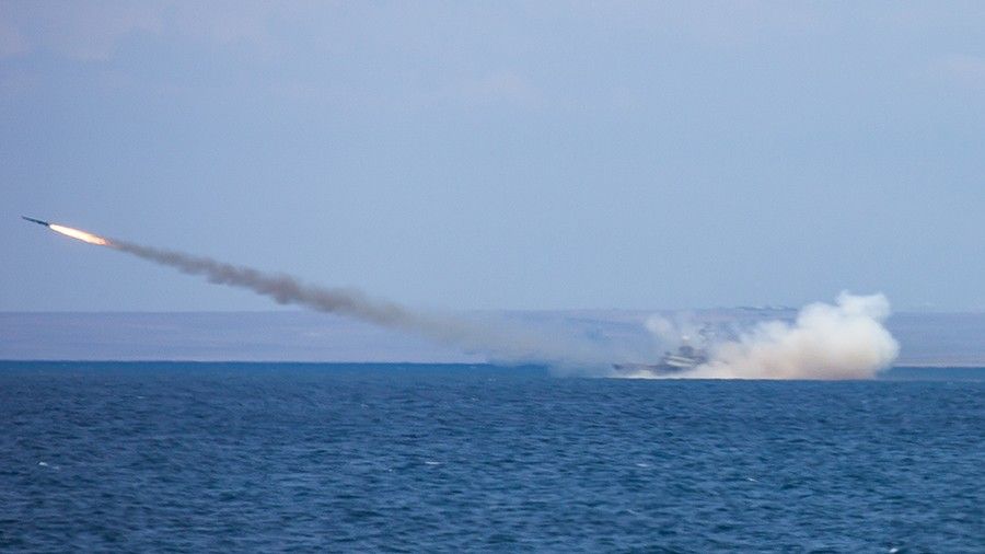 Rosyjskie okręty wykonały ćwiczebne strzelanie rakietowe na Morzu Czarnym – fot. structure.mil.ru