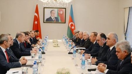 Turecko- Azerska Rada Strategicznej Współpracy zebrała się w Gabali- fot. president.az
