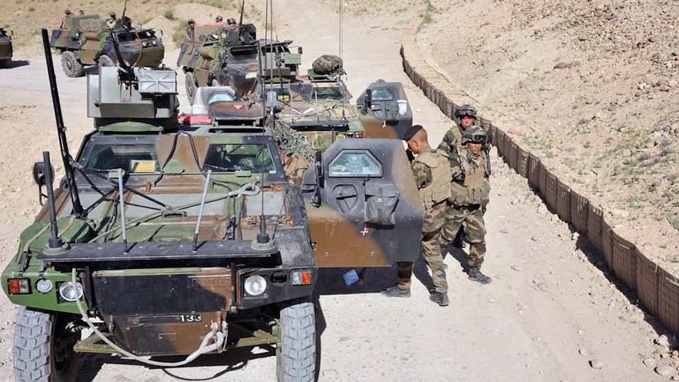 Lekkie pojazdy pancerne firmy Panhard w czasie działań w Afganistanie - fot. Ministerstwo Obrony Francji