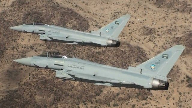 Eurofighter Typhoon należące do Arabii Saudyjskiej / Fot. BAE Systems