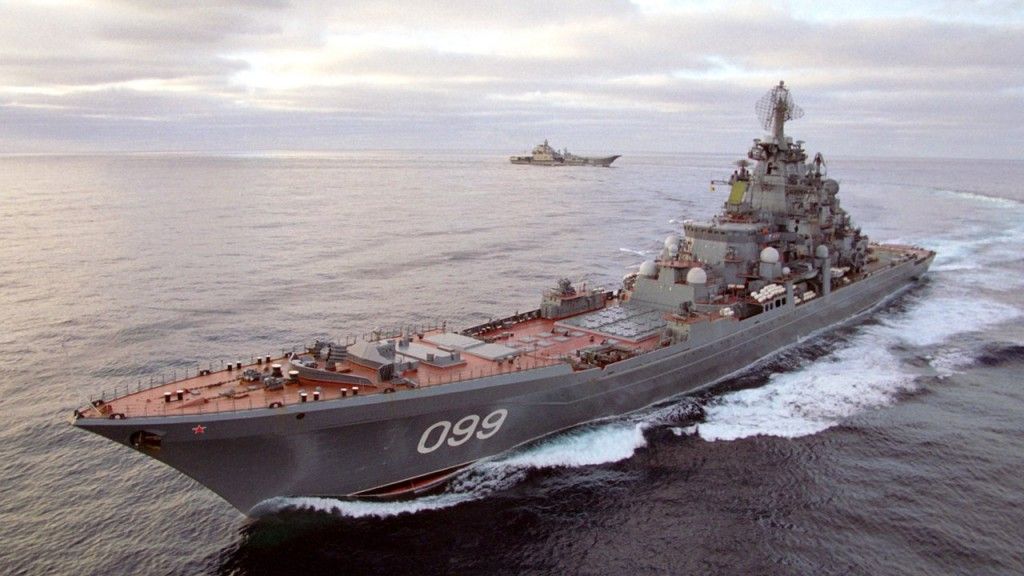 Wywóz broni chemicznej z Syrii będzie osłaniał m.in. rosyjski atomowy krążownik „Piotr Wielki” – fot. sip51.ru