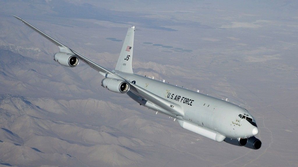 Samolot E-8 JSTARS, maszyna bezcenna w działaniach wojsk lądowych - fot. USAF