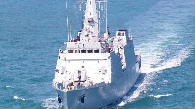 W Indiach wprowadzono do linii drugi pełnomorski okręt patrolowy typu Saryu – fot. worldmaritimenews.com