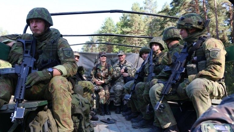 Żołnierze litewscy na Ukrainie, 2014 r. Fot. http://www.kam.lt