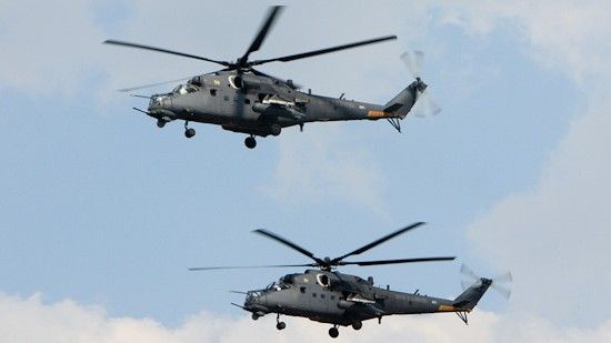 Szturmowe Mi-35M stanowią nową jakość w rosyjskim lotnictwie - fot. Ministerstwo Obrony Federacji Rosyjskiej