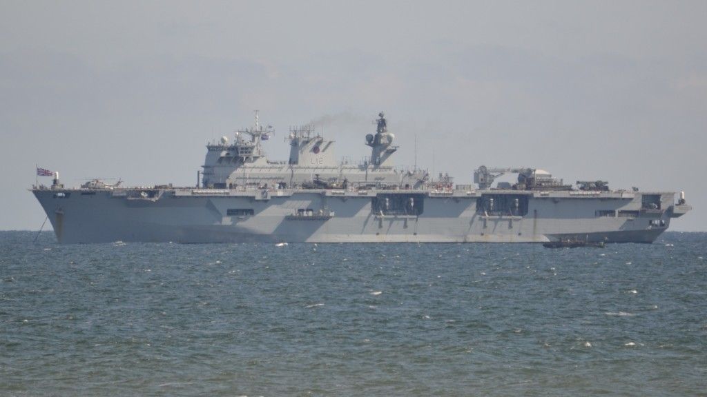 HMS „Ocean” w czasie operacji BALTOPS 2015 - fot. M.Dura